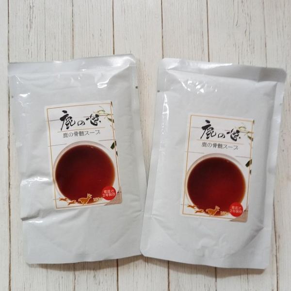 ドッグフード 無添加 おやつ 丹波産 犬 鹿肉 あっさり骨髄スープ レトルト140gX2個 長期保存...