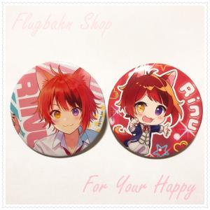 すとぷり 莉犬 莉犬くん りいぬ 缶バッジ デフォ ミニ 2022 春