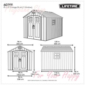 LIFETIME 倉庫 屋外用物置 小屋 大型...の詳細画像5