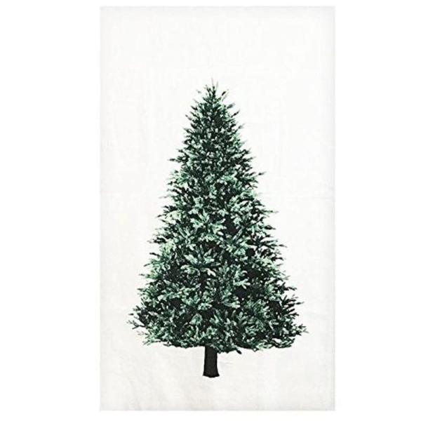 クリスマスツリー タペストリー蓄光ミニサイズ ウッド柄パネル オックス カットクロス