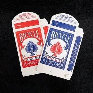 [絶版 新品未使用]復刻版バイスクル ビンテージバック赤青各1個 トランプ バイスクル(BICYCLE) ダブルバック 赤/青 手品 ギミック