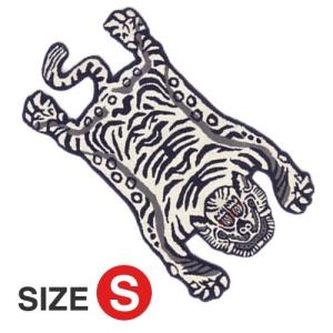 TIBETAN TIGER RUG WHITE SMALL　（チベタン タイガー ラグ ホワイト スモール） 【送料無料】 【ポイント5倍】｜flyers