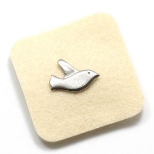 STAMP MOTIF PINBADGE DOVE　（スタンプ モチーフ ピンバッヂ ハト）｜flyers