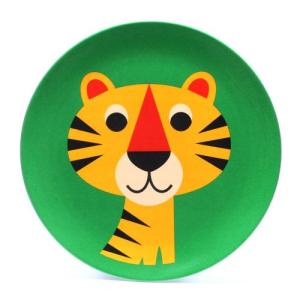 OMM DESIGN MELAMINE PLATE TIGER　（OMM デザイン メラミン プレート タイガー）｜flyers