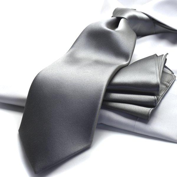 ネクタイ  礼装ポケットチーフ MICHIKO LONDON ミチコロンドン 朱子織・無地 結婚式 ...