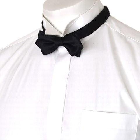 ネクタイ フォーマル蝶ネクタイ CR＆CH-189-Y 黒  ブラック ポインテッド型夜の正礼装タキ...