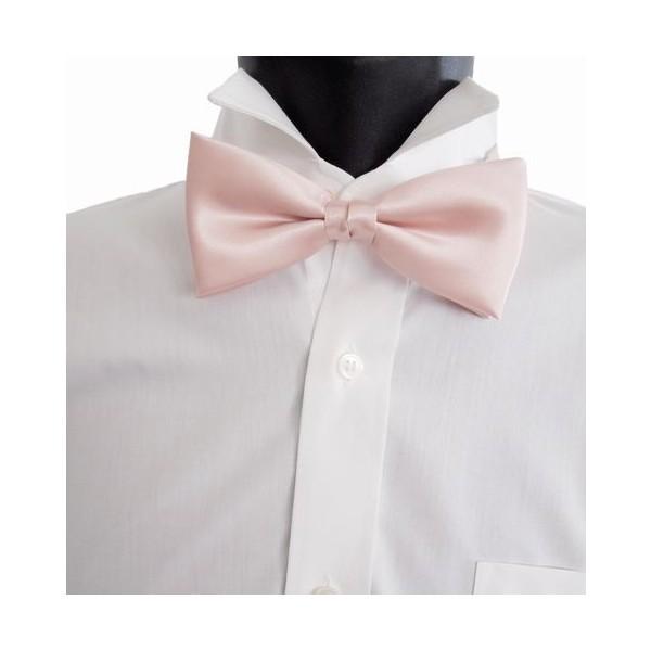 ネクタイ フォーマル蝶ネクタイ  CR-CH-201  ピーチ 無地 ポイント利用