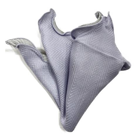 リバーシブル ポケットチーフ リング　PO-23-Y ラベンダー ゴールドラメ 四角 ポイント利用