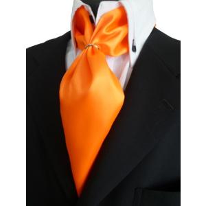 ネクタイ リングスト-ルタイ ネオンカラーオレンジ8cm幅 RST-95-Y ポイント利用