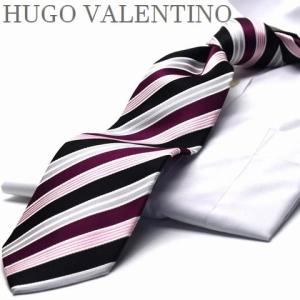 ネクタイ ブランド シルク HUGO VALENTINO T...