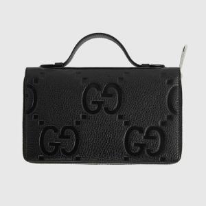 GUCCI グッチ 長財布 バッグ オーガナイザー ラウンド クラッチ バッグ セカンド バッグ ドキュメント ケース グッチシマ ブラック 父の日 ギフト 正規品