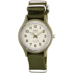 Q&amp;Qシチズン時計｜CITIZEN WATCH Q&amp;Q ソーラー電源 腕時計 カーキ E05A-00...