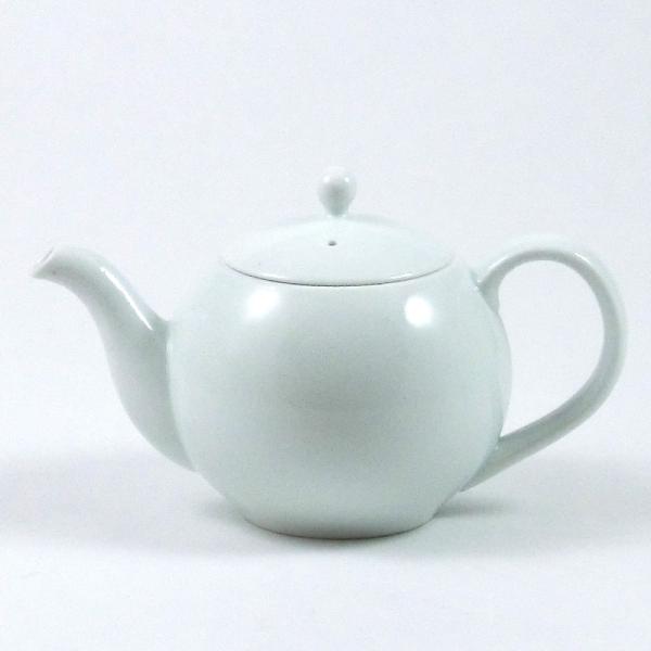 李荘窯　ティーポット　白瓷　フラッキス加工　有田焼　古伊万里風　急須