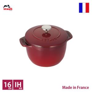 ストウブ　staub　ラ・ココットde　GOHAN　M　チェリー　正規輸入品　生涯保証付　15％OFF　ポイント10倍｜flyingsaucer