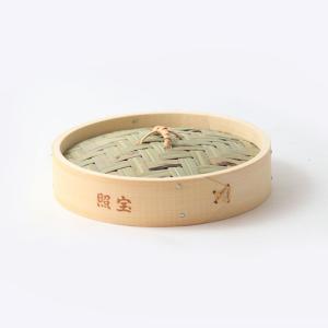 照宝　中華せいろ　蓋　竹製　φ21ｃｍ