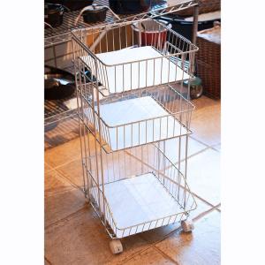 大木製作所 洗濯物干し 室内用 折りたたみ式 3段 57×75×高さ122 車輪