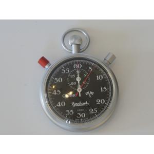 HANHART アナログストップウォッチ 1/5秒 30分計 積算式7石 122-05S