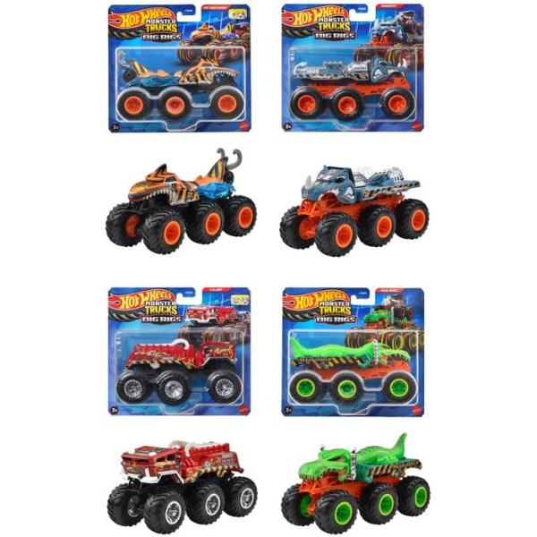 HWN86-986B ホットウィール モンスタートラック トランスポーター アソート （入数：4） ...
