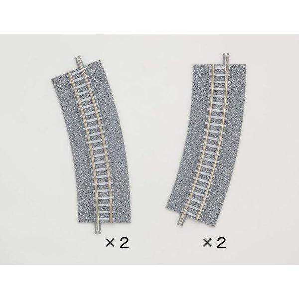 Nゲージ ワイドPCアプローチレール CR L 280-22.5-WP F 4本2組 鉄道模型 線路...