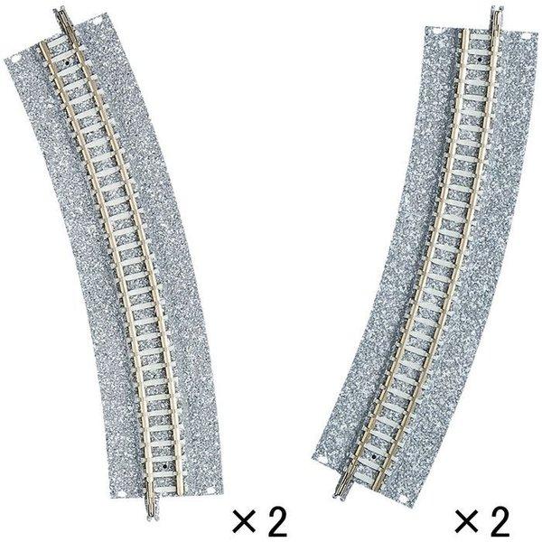 Nゲージ ワイドPCアプローチレール CR L 391-22.5-WP F 4本2組 鉄道模型 線路...