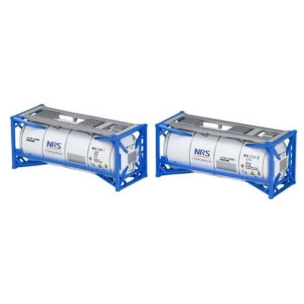 Nゲージ ISO20ft タンクコンテナ 日陸 2個入  鉄道模型 ジオラマ ストラクチャー アクセ...