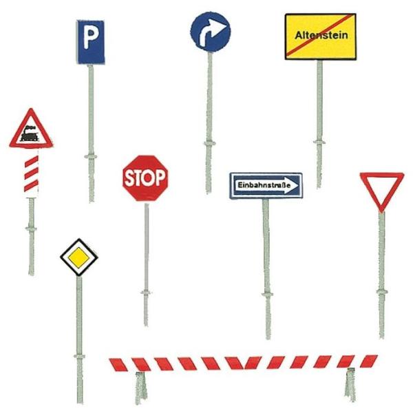 FALLER  (N) Set of Traffic Signs (交通標識セット) Nゲージ 鉄道...