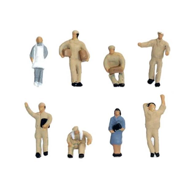 Nゲージ ザ 人間138 工場の人々 情景 風景 模型 ジオラマ プラモデル アクセサリー 鉄道模型...