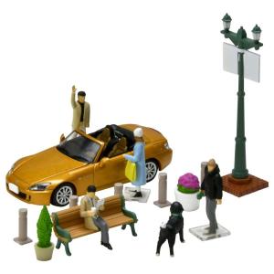 TOMYTEC トミカラマヴィンテージ 04d 中古車店（日産中古車