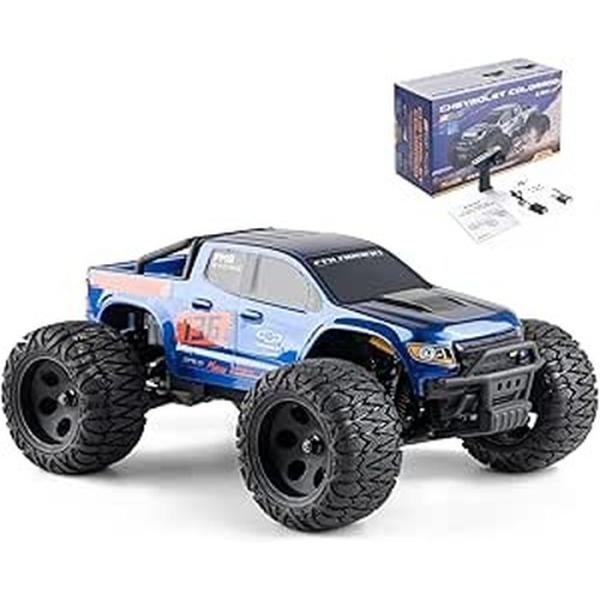 FMS 1/24 RTR RC完成モデル シボレー コロラド ブルー プラッツ FMS12421BD...