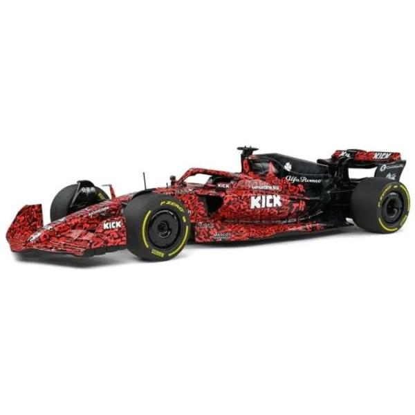 SOLIDO 1/18 アルファロメオ C42 X BOOGIE アートカー 2023 (レッド/ブ...