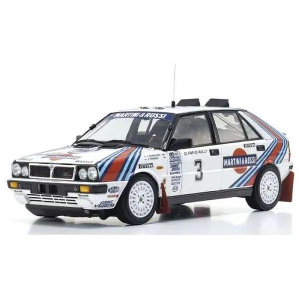 京商オリジナル 1/18 ランチア デルタ HF 4WD オリンパス ラリー ウィナー 1987 #...