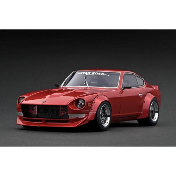 1/18 Nissan Fairlady Z (S30) STAR ROAD Red Metalli...