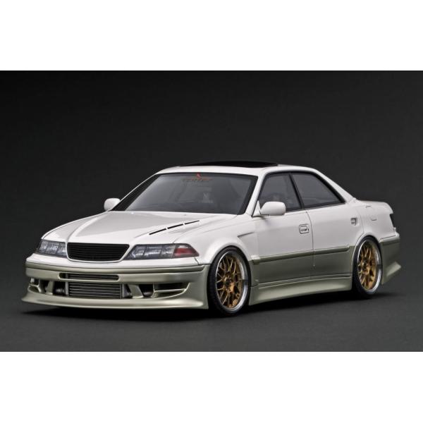 あすつく 1/18 VERTEX JZX100 MARK-II Pearl White/Champa...