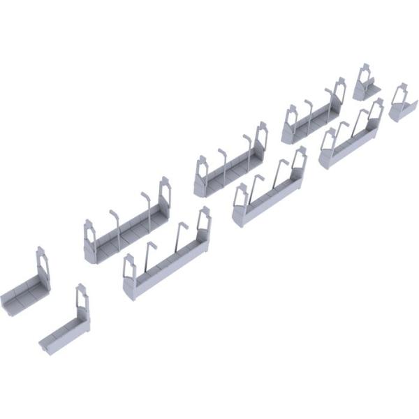 1/80スケール 新型ロングシート内装セット ピーエムオフィスエー PP189