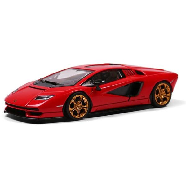 HUNG HING TOYS 1/64 ランボルギーニ カウンタック LPI 800-4 レッド ゴ...