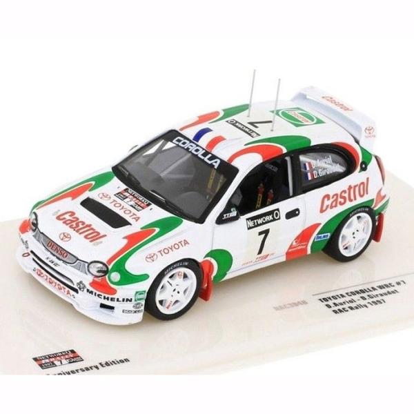IXO 1/43 トヨタ カローラ WRC 1997年RACラリー #7 D.Auriol/D.Gi...