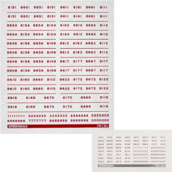 Nゲージ 近鉄 8600系用車両マーク 鉄道模型 プラレール ジオラマ  グリーンマックス 7413