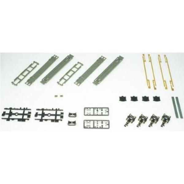 あすつく Nゲージ 床下台車セット 通勤タイプ クハ サハ 2両用A 動力無し 鉄道模型 オプション...