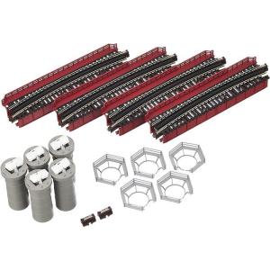 Nゲージ V13 複線高架線路 基本セット R414 381 鉄道模型 レール 線路