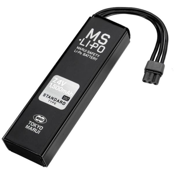MS・Li-Po バッテリー 7.4V 1500mAh スタンダードタイプ 電動ガンオプションパーツ...