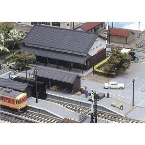 【モフモフ】鉄道模型セット 駅舎 プラットフォーム Nゲージ Nゲージ イージーキット ローカル貨物 ホームセット 鉄道模型 駅舎