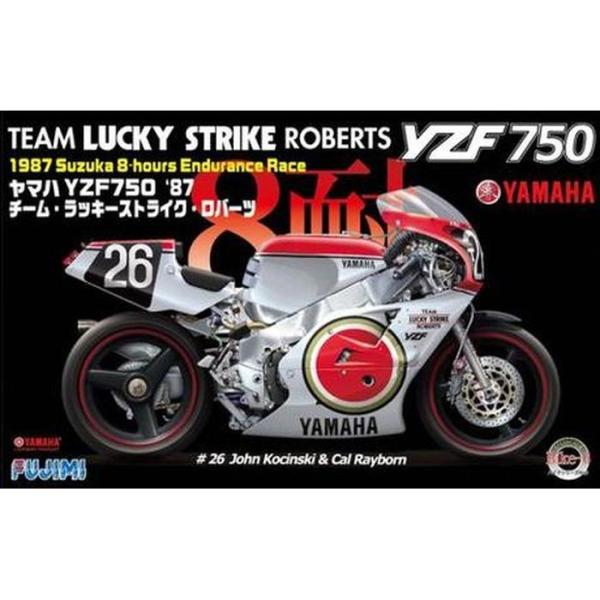プラモデル バイク 1/12 BIKE6 ヤマハ YAMAHA YZF750 '87 チーム・ラッキ...