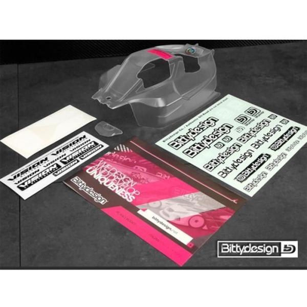 VISION クリアー1/8バギーボディ MugenMBX プレカット ナイトロ ゼロトライブ VI...