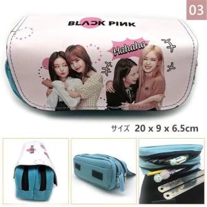 BLACKPINKグッズ ペンケース おしゃれ 大容量 化粧ポーチ 筆箱 小物