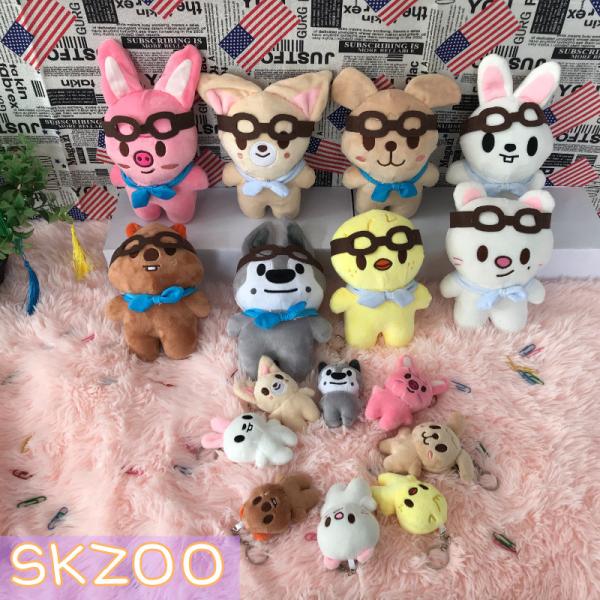 Stray kidsグッズ キーホルダー ぬいぐるみ SKZOO グッズ おもちゃ アクセサリー ス...