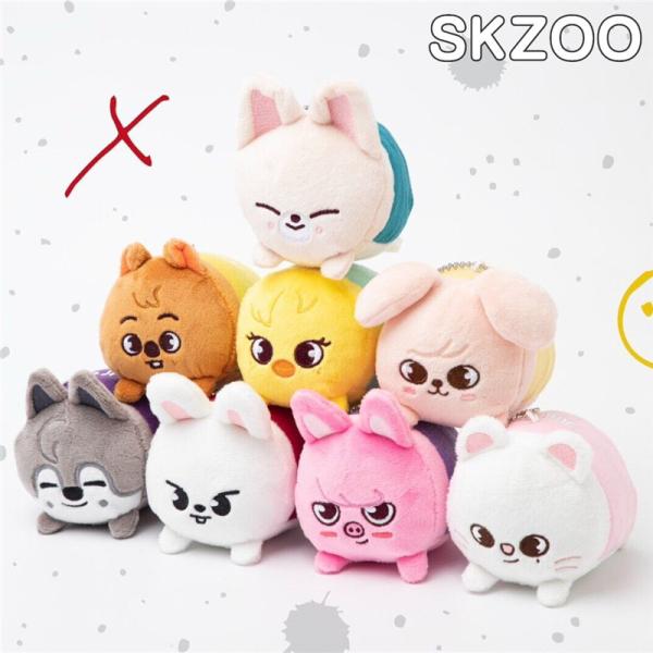 SKZOOグッズ Stray Kids キーリング ぬいぐるみ ストレイキッズ キャラクターグッズ ...