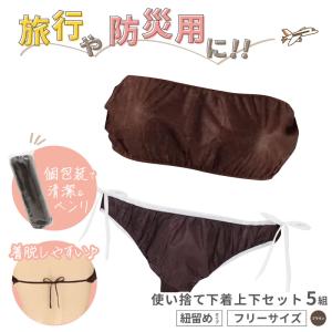 ■5個セット■ ペーパーブラジャー+ヒモショーツ...の商品画像