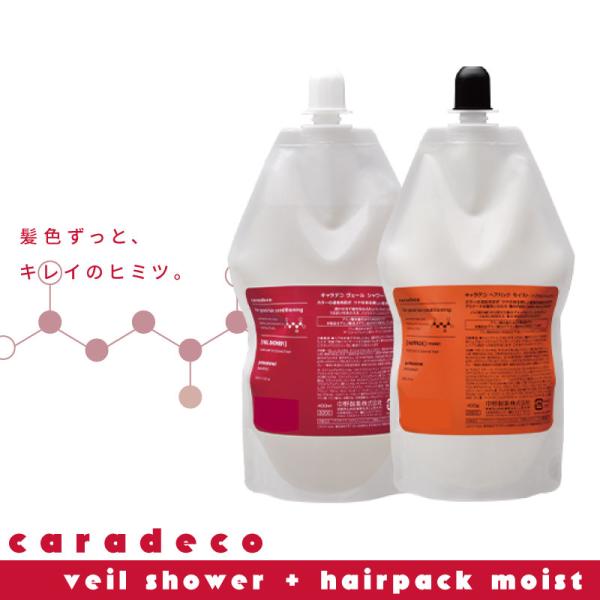 ナカノ キャラデコヴェールシャワー 400ml+ヘアパックモイスト 400g セットつめかえ シャン...
