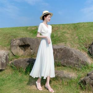 韓国白いワンピース ファッション の商品一覧 通販 Yahoo ショッピング