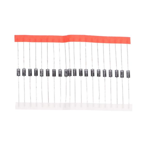 HUABAN 50PCS RL207 整流ダイオード 2A 1000V DO-15 (DO-204A...